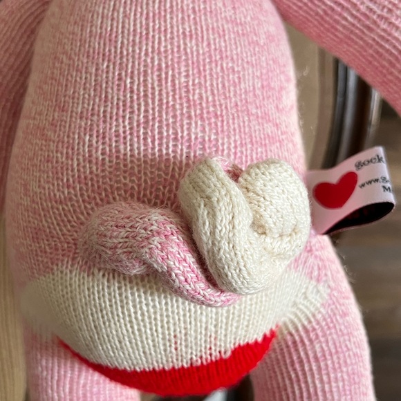 Handcrafted Sock Pig Doll - Picture 7 of 10